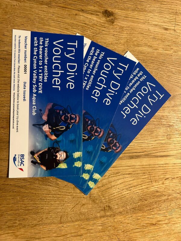Try dive vouchers !!
